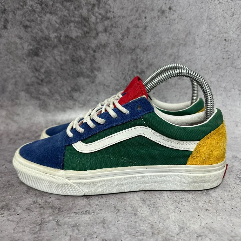 Vans Old Skool Sneakers Women 6.5 Multicolor Yacht Club Colorblock Canvas